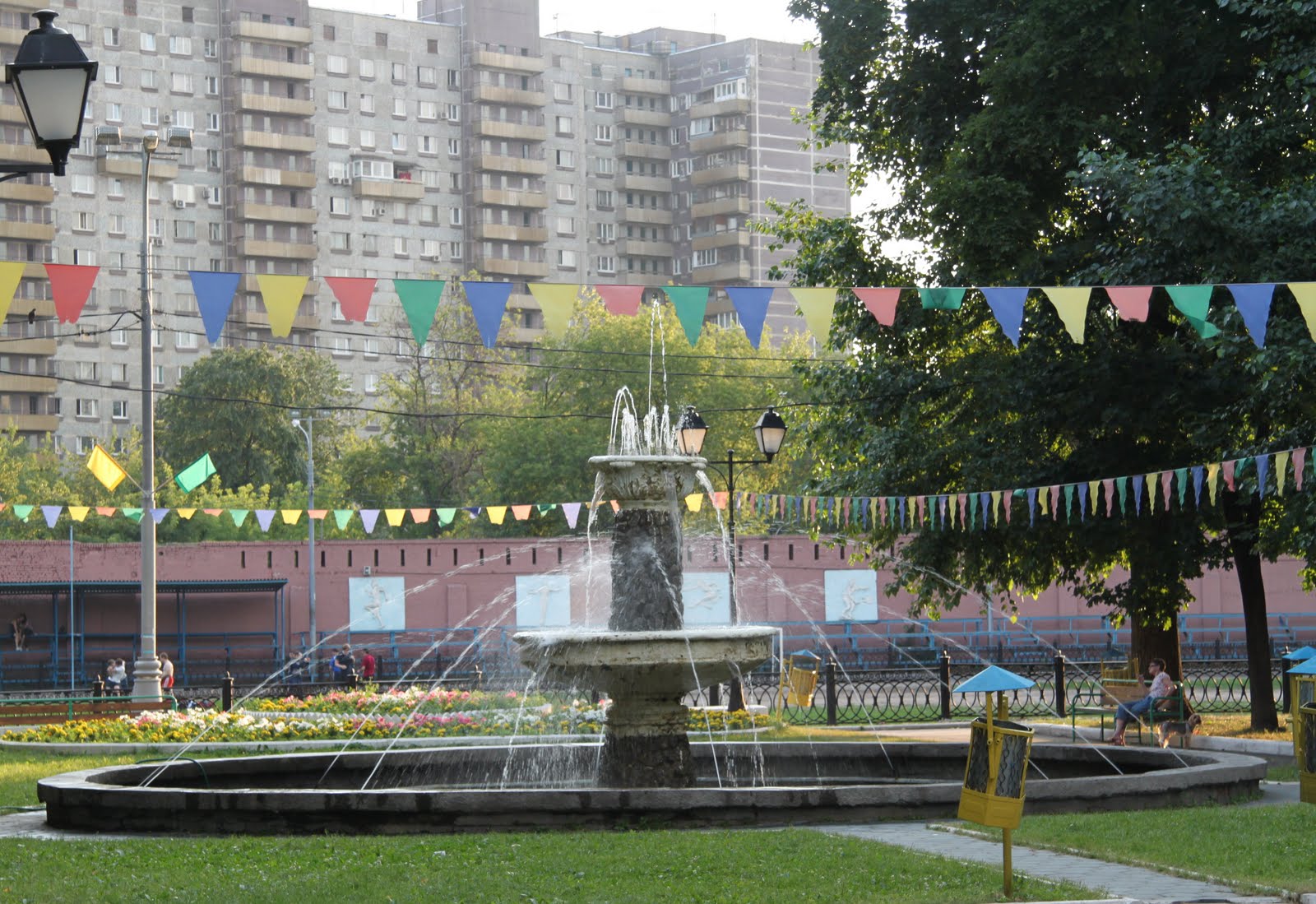 Фонтан в Таганском парке